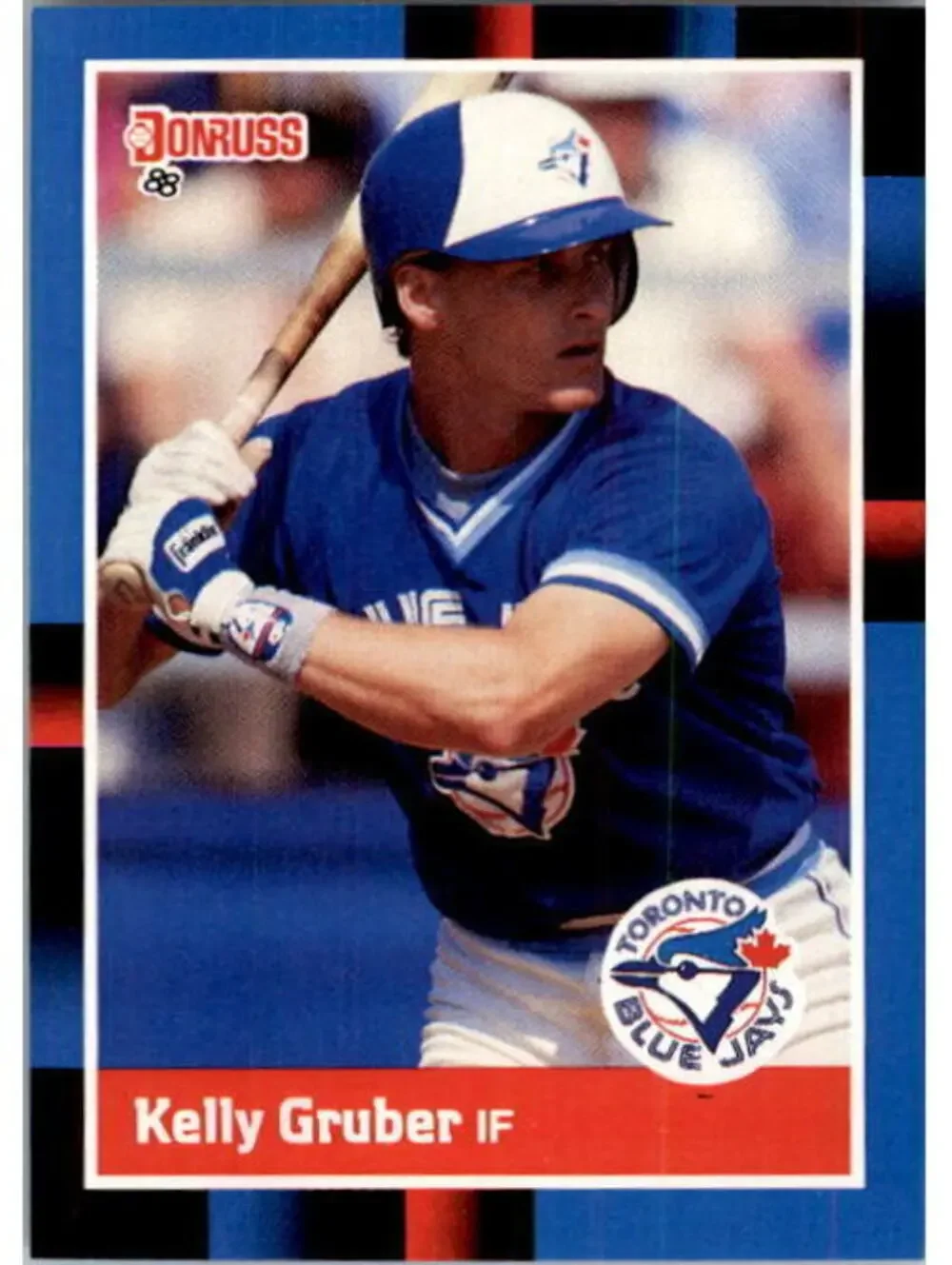 1988 Kelly Gruber Donruss Baseball Card #244
